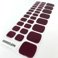 Black Cherry Semi Cured Gel Pedi Pack