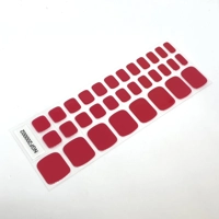 Lipstick Red Semi Cured Gel Pedi Pack