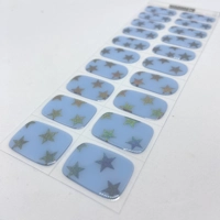 Star Shine Blue Semi Cured Gel Wraps