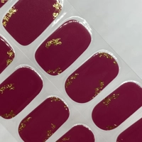 Gilded Marsala Semi Cured Gel Wraps