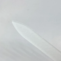 Premium Duo Glass Nail File - Red/Glitter