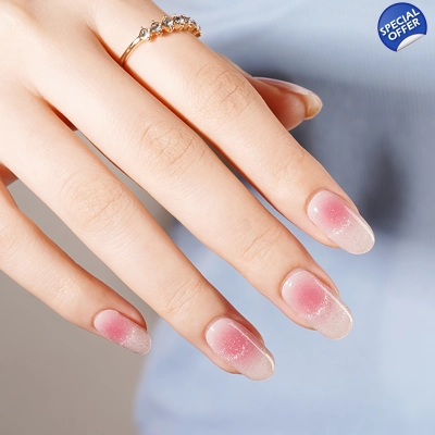 Magnetic Aura (Rose) Semi Cured Gel Wraps