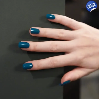 Petrol Blue Semi Cured Gel Wraps