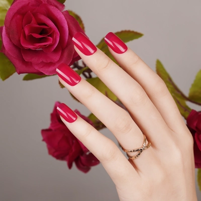 Raspberry Bellini Semi Cured Gel Wraps