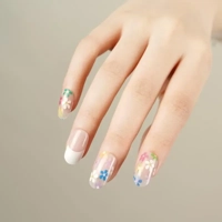 French Flowers Semi Cured Gel Wraps