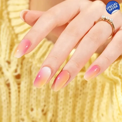 Sunset Glacé Semi Cured Gel Wraps