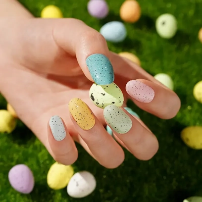 Speckled Semi Cured Gel..