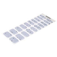 Eggshell Lavender Grey Semi Cured Gel Wraps