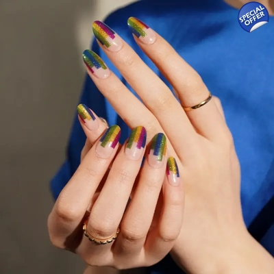 Blocked Semi Cured Gel Wraps