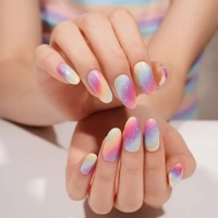 Rainbow Twinkle Semi Cured Gel Wraps