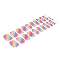 Rainbow Twinkle Semi Cured Gel Wraps