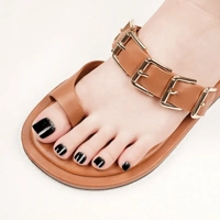 Black Tie Semi Cured Gel Pedi Pack