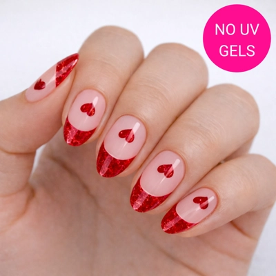 Be Mine No UV Gel Wraps
