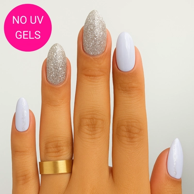 Frosted Confetti No UV Gel