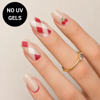 Cherry Club No UV Gel Wraps