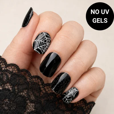 Web of Lies No UV Gel Wraps