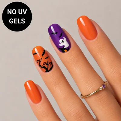Fright Night No UV Gel Wraps