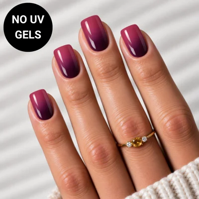 Berry Fade No UV Gel Wraps