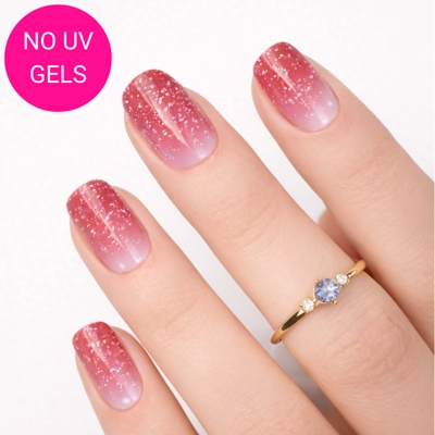 Watermelon Glaze No UV Gel Wraps