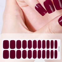 Merlot Moment No UV Gel Wraps