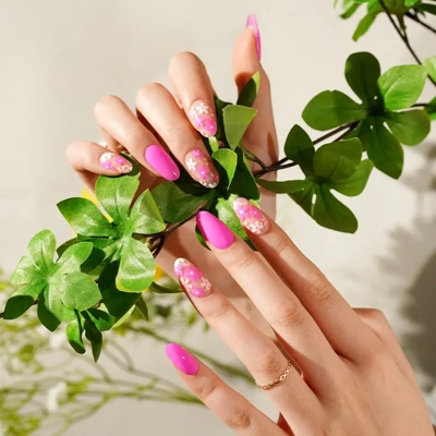 Primavera Pink Semi Cured Gel Wraps