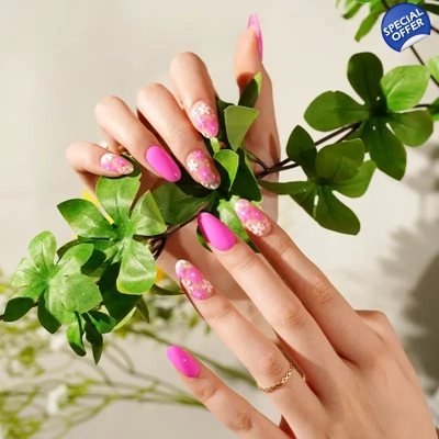 Primavera Pink Semi Cur..