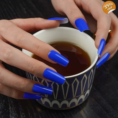 Royal Blue Semi Cured Gel Wraps