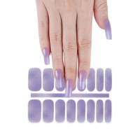 Lilac Frizzante Semi Cured Gel Wraps