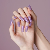 Lilac Frizzante Semi Cured Gel Wraps