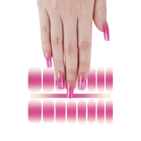 Rose Frizzante Semi Cured Gel Wraps