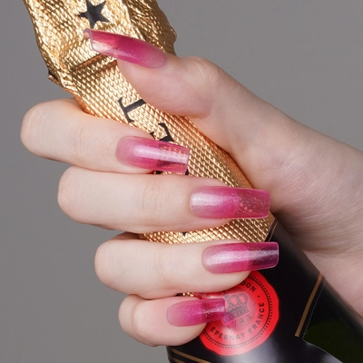 Rose Frizzante Semi Cured Gel Wraps