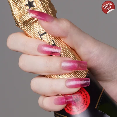 Rose Frizzante Semi Cured Gel Wraps