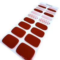 Velveteen Dots Semi Cured Gel Wraps