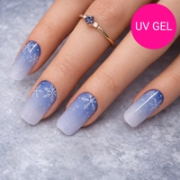 Winter Whisper Semi Cured Gel Wraps