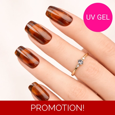 Smoked Amber Semi Cured Gel Wraps