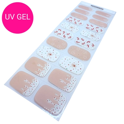 Festive Frosting Semi Cured Gel Wraps