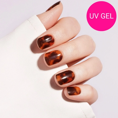 Golden Tortoiseshell Semi Cured Gel Wraps