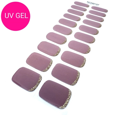 Softly Gilded Semi Cured Gel Wraps