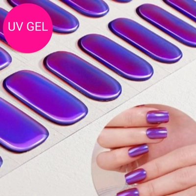 Violet Voltage Semi Cured Gel Wraps