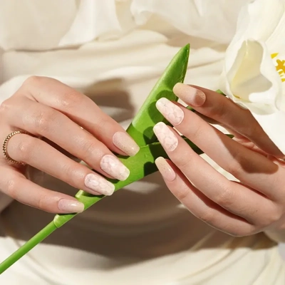 Golden Blooms Semi Cured Gel Wraps