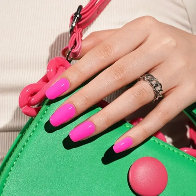 Electric Pink Semi Cured Gel Wraps