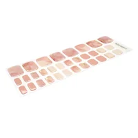 Latte Marble Semi Cured Gel Pedi Pack