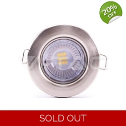 5W LED Fire Rated Downlight Satin Nickel Dimmabl..