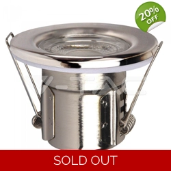 5W LED Fire Rated Downlight Chrome Dimmable 4000..
