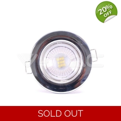 5W LED Fire Rated Downlight Chrome Dimmable 3000..