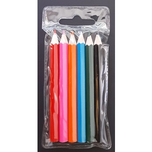 Colouring Pencils 6 Halves in wallet