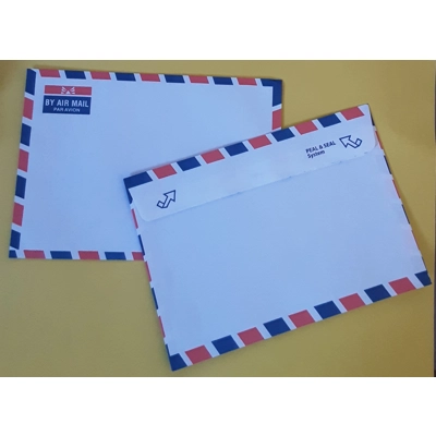 Airmail Envelopes Pack of 10 C6 title=