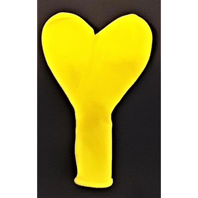 Balloons Heart 30cm Yellow title=