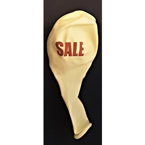 Balloons Sale Red on White