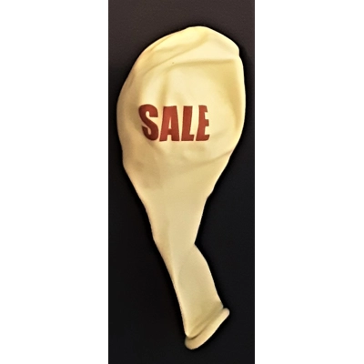 Balloons Sale Red on White title=